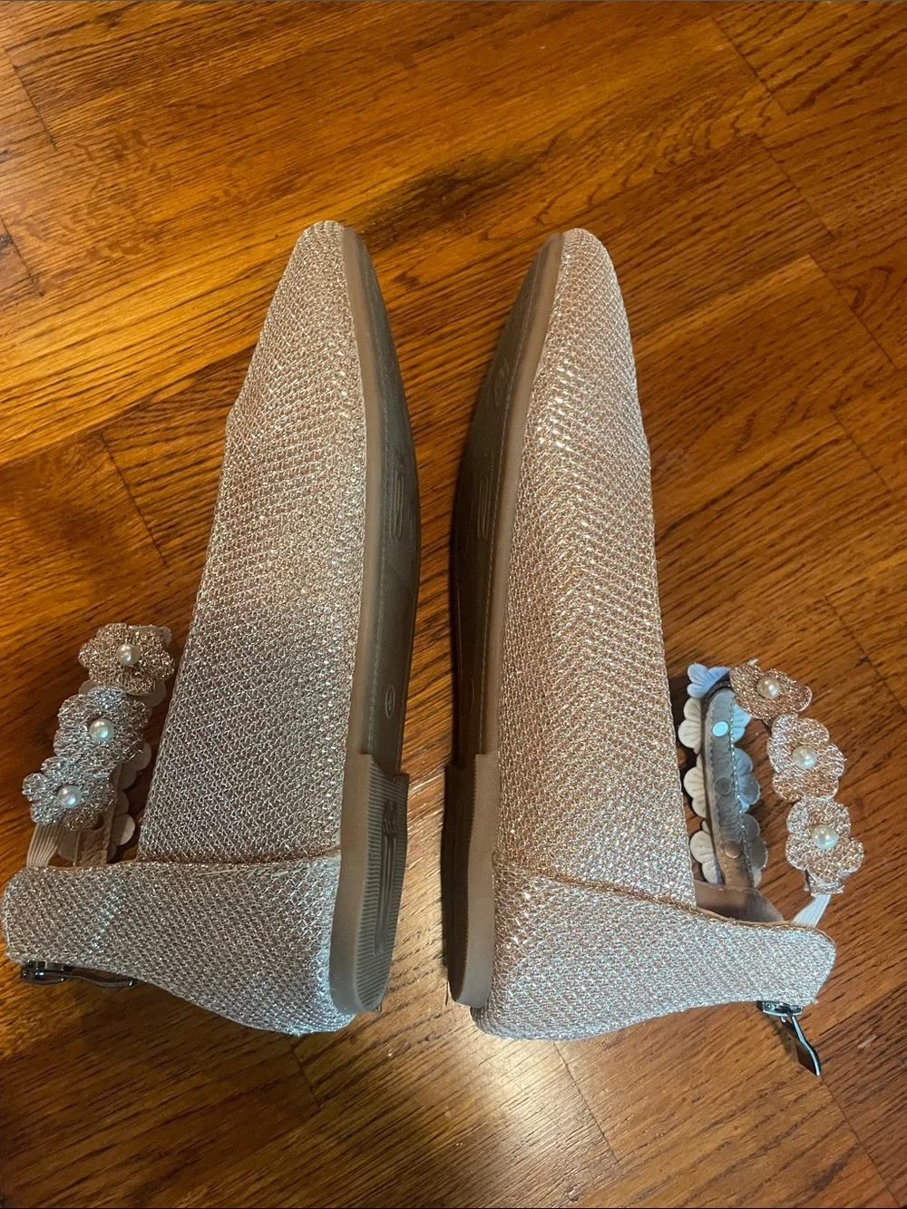 Trary Girls Ballerina Flats - siz 4